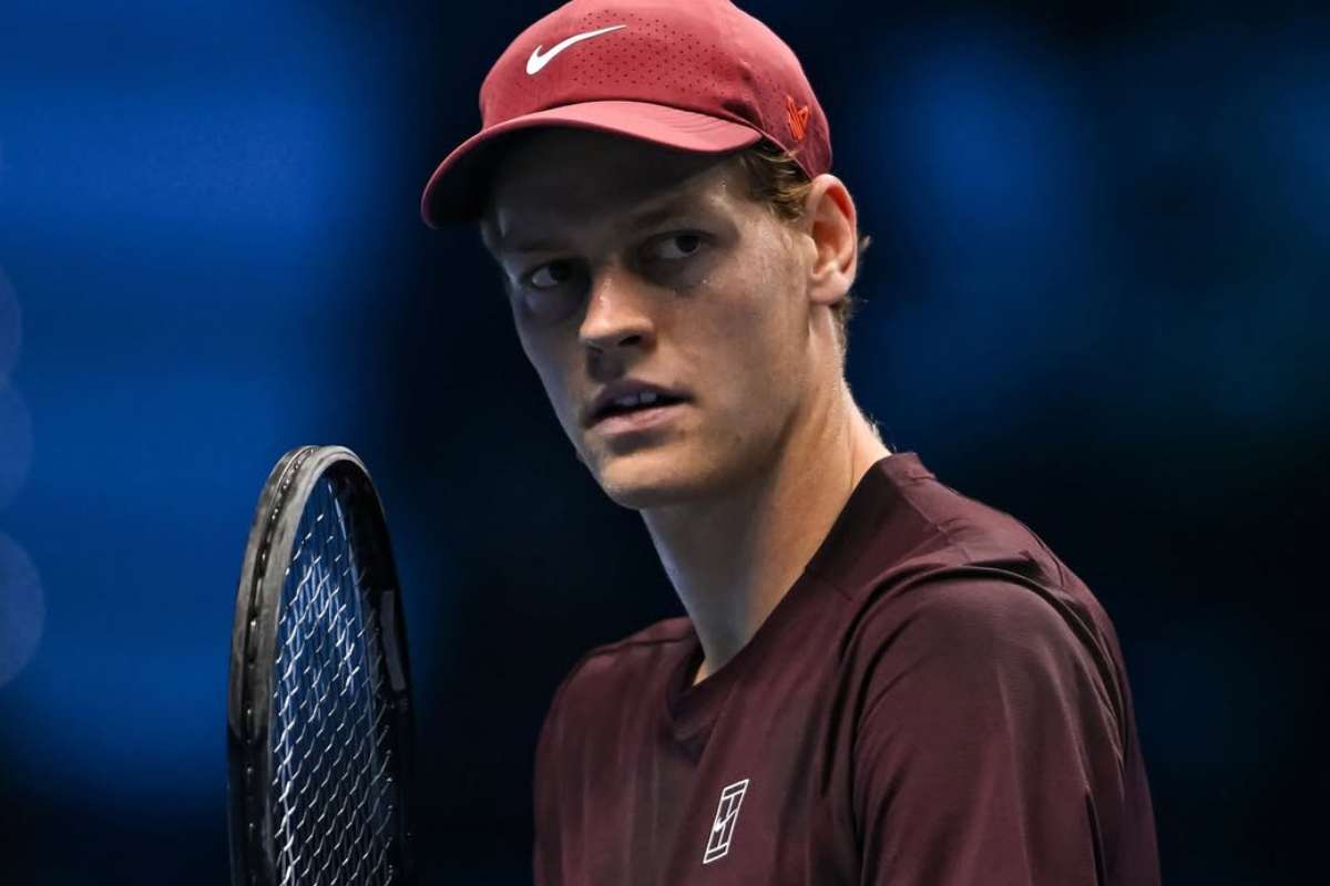 Jannik Sinner in campo