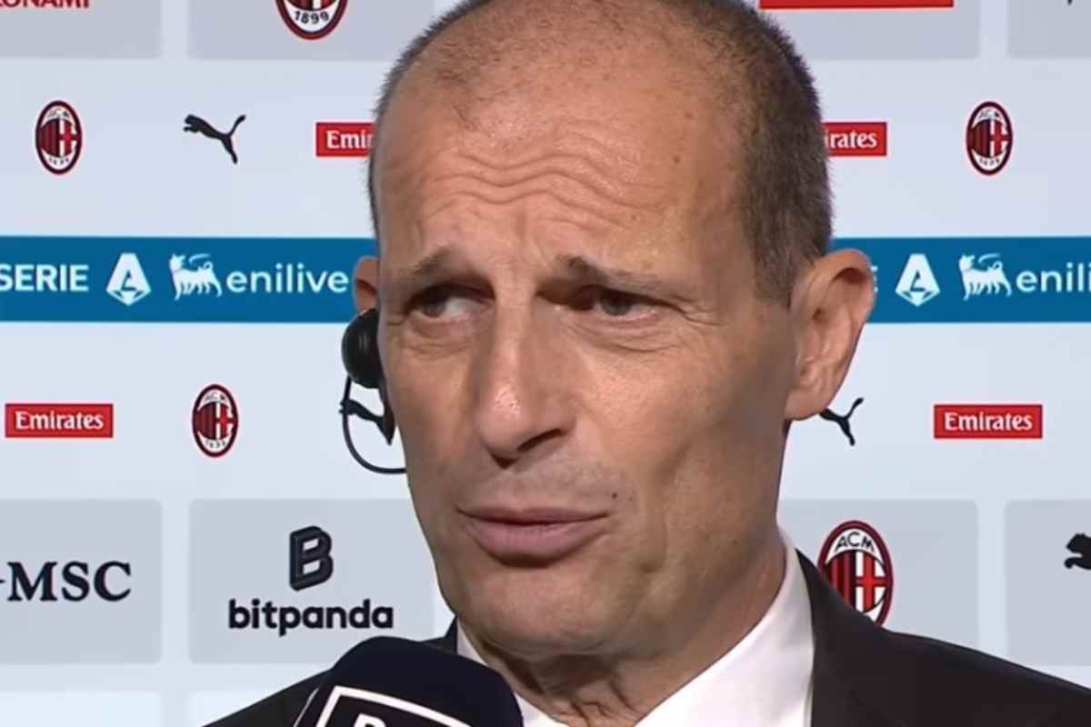 Max Allegri in primo piano