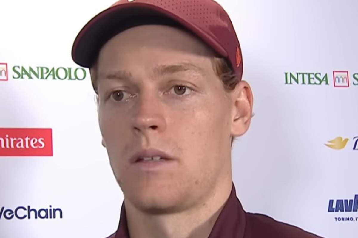 Jannik Sinner in primo piano