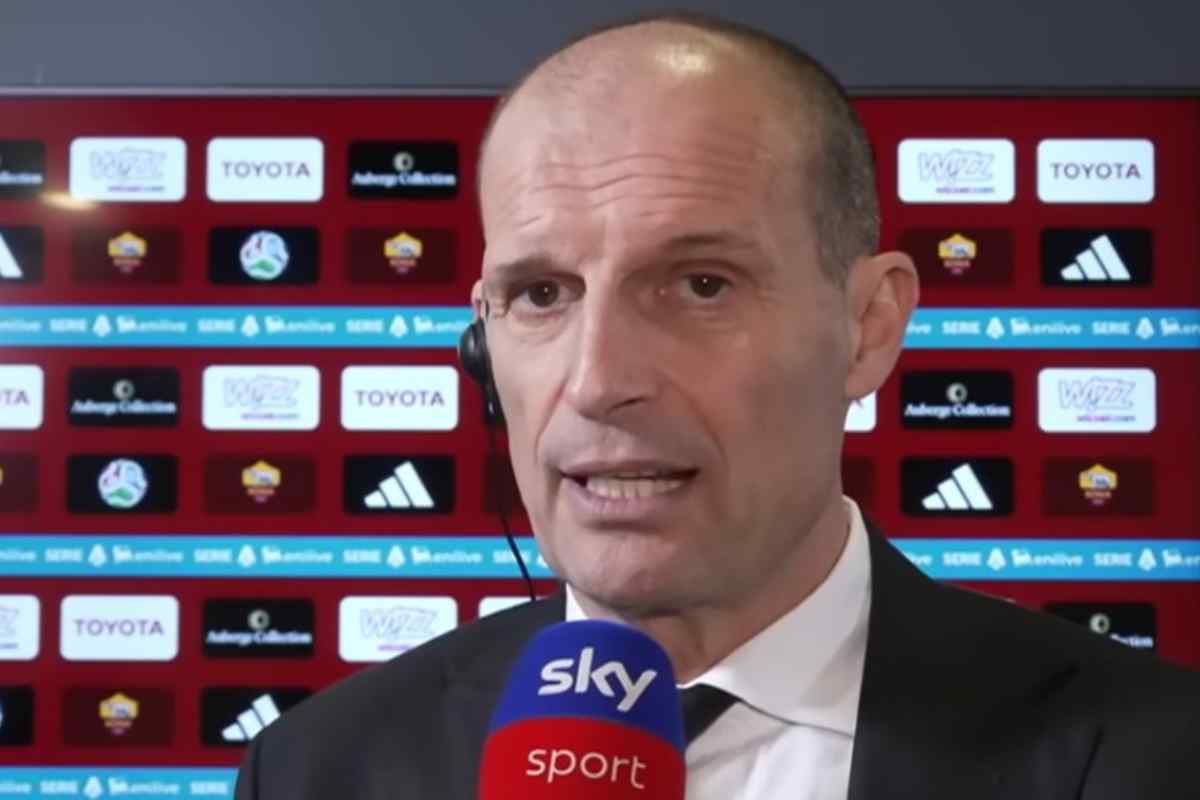 Max Allegri ai microfoni di Sky Sport 