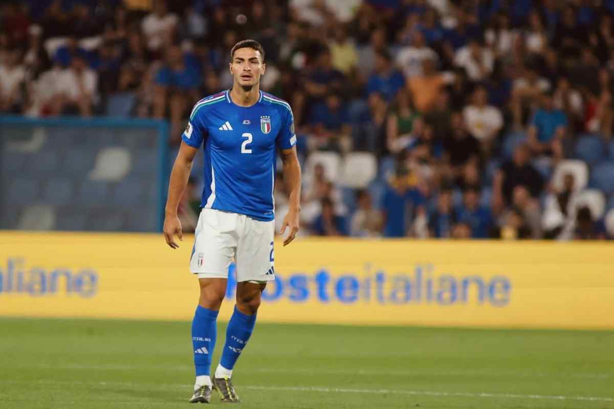 Diego Coppola in campo con l'Italia 