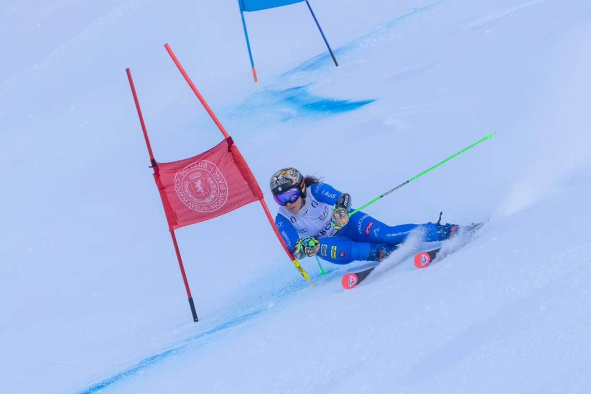 Federica Brignone in pista 