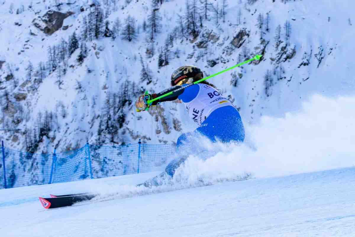 Federica Brignone in pista 