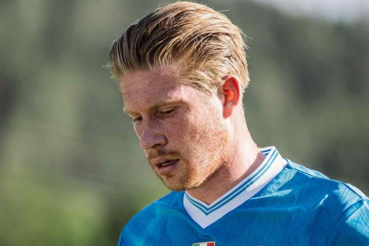Kevin De Bruyne con la maglia del Napoli