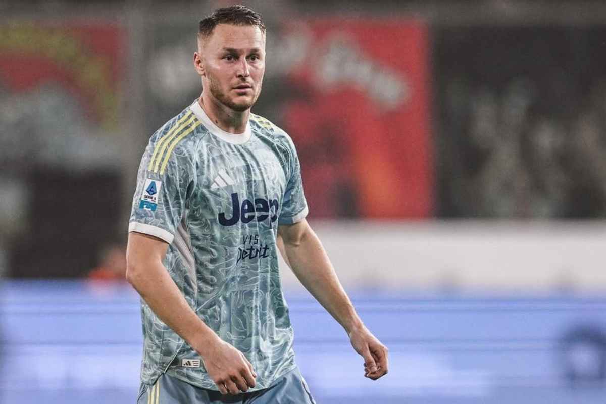 Teun Koopmeiners in campo con la Juventus