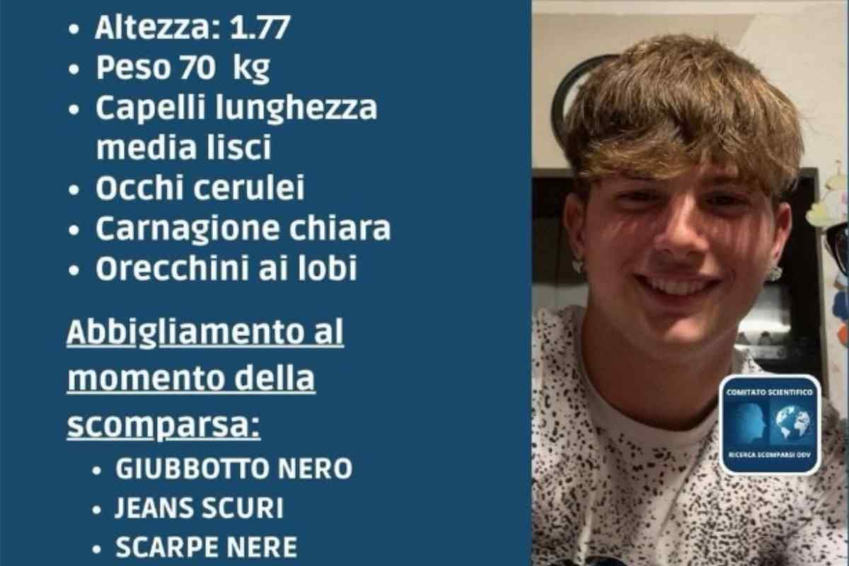 Mattia Luisi scomparso 