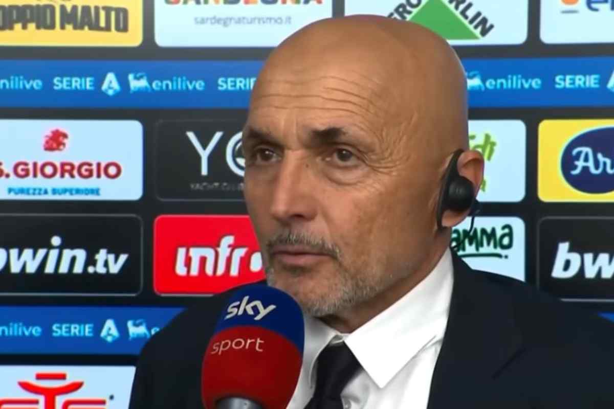 Luciano Spalletti intervistato da Sky Sport
