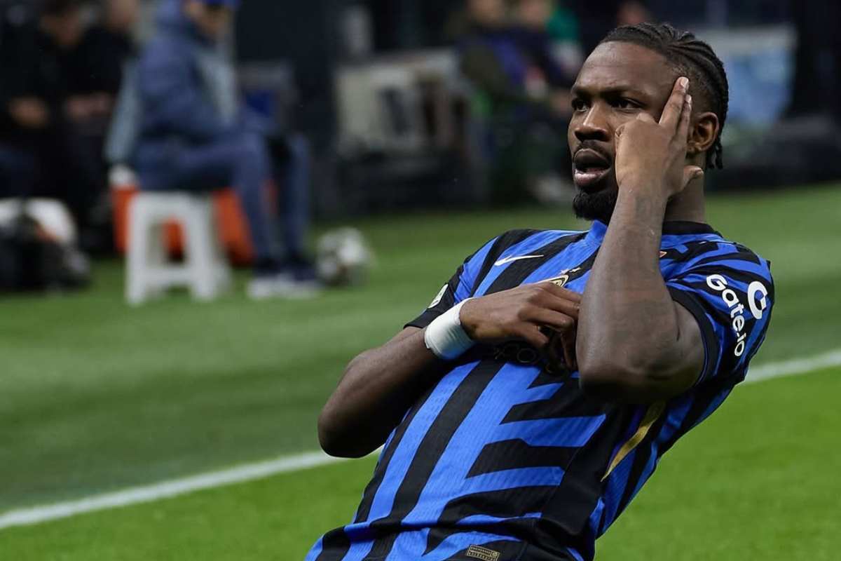 Thuram via dall'Inter 