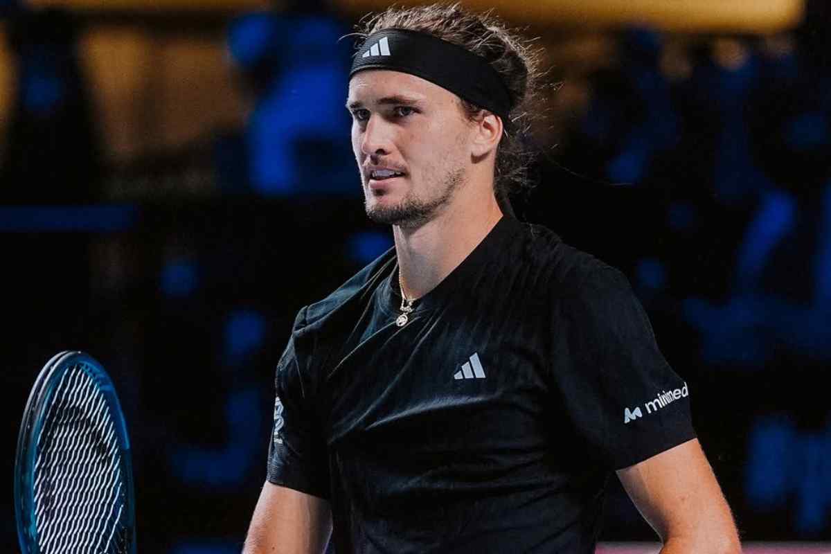 Alexander Zverev in campo