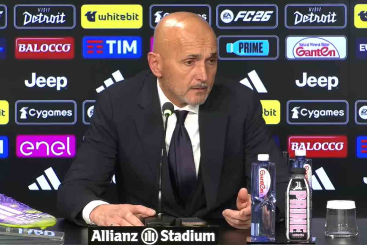 Spalletti risponde alla domande in conferenza stampa dopo Juve-Lecce 1-1