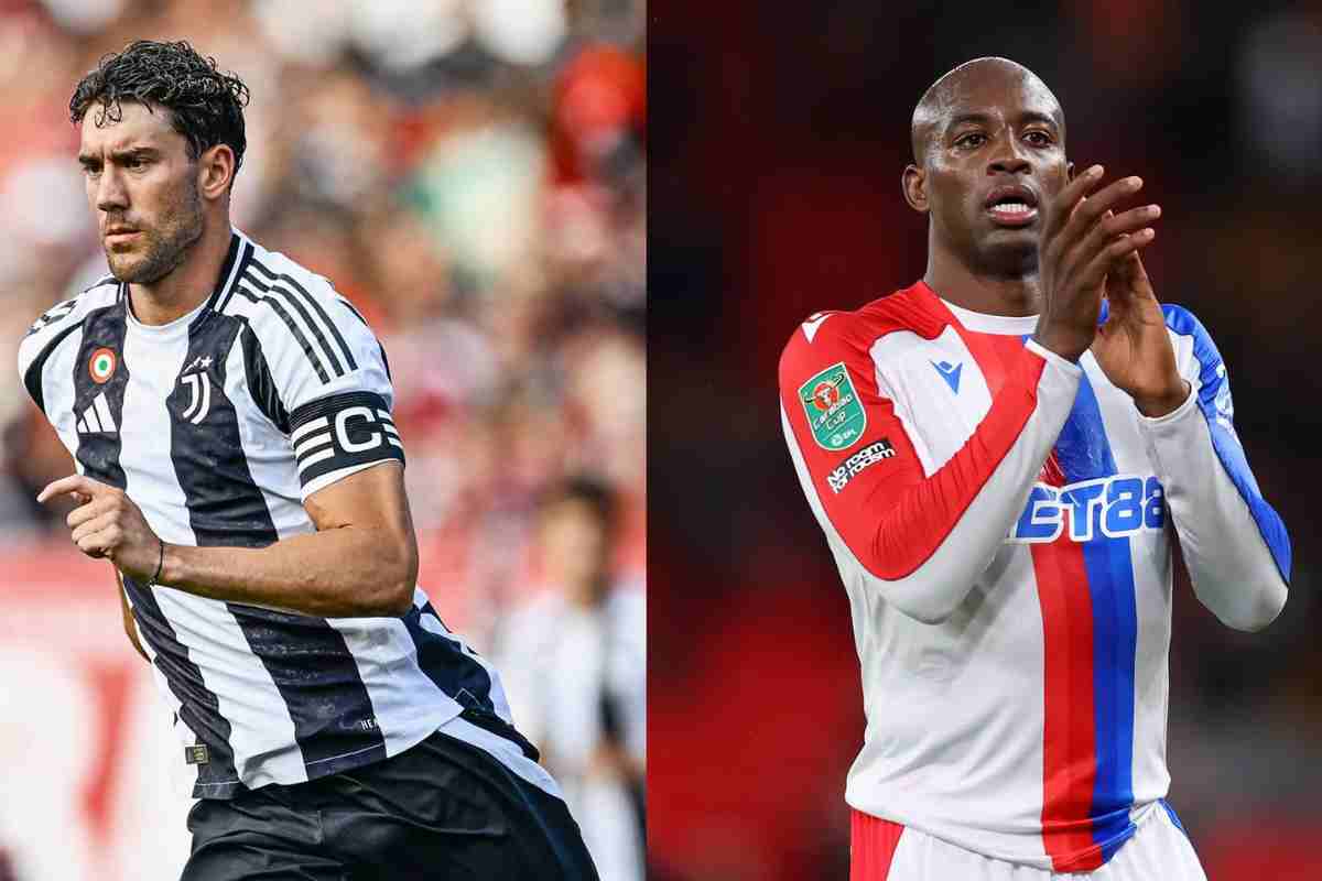 Dusan Vlahovic e Jean-Philippe Mateta in campo