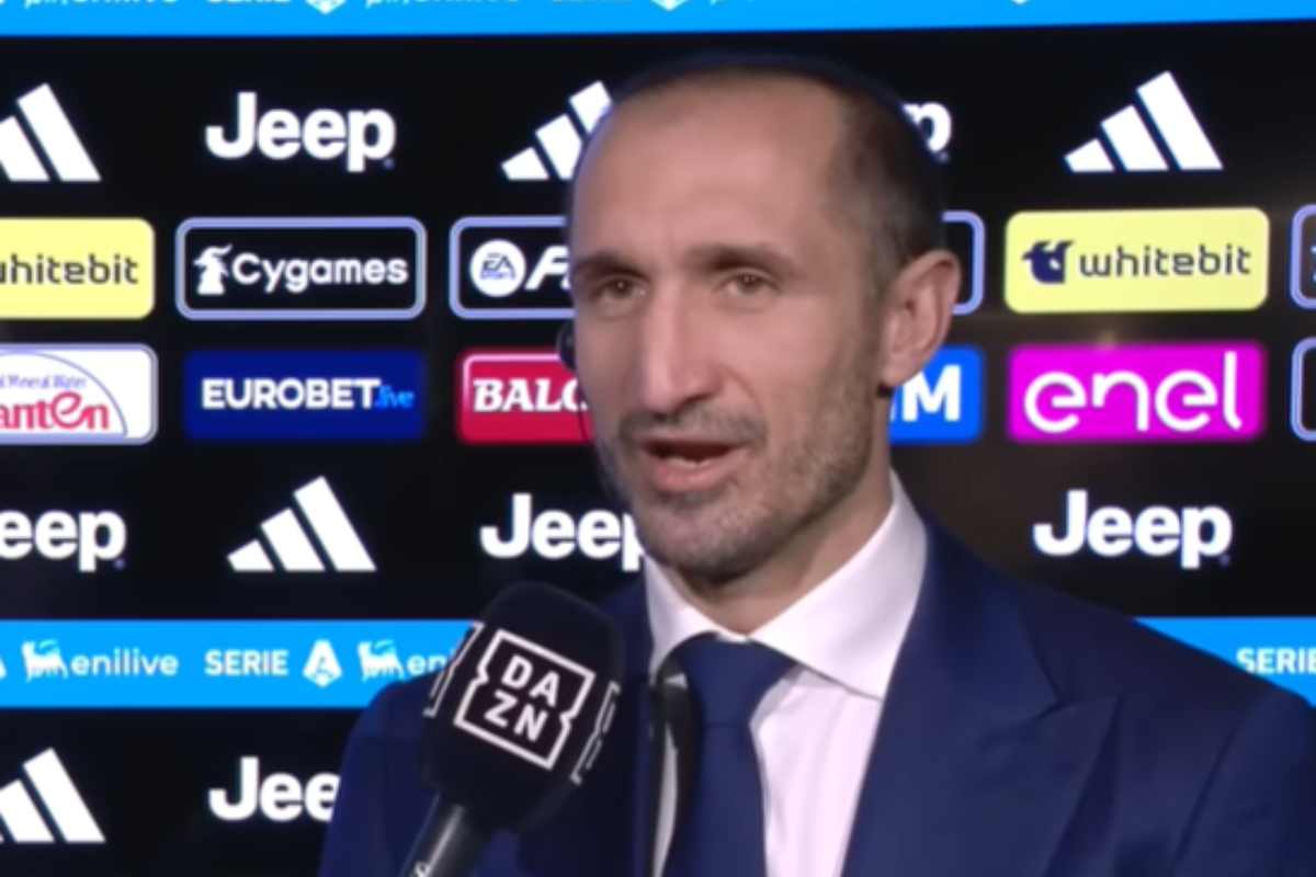 Chiellini ai microfoni di Dazn